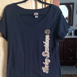 Large Harley women’s tee